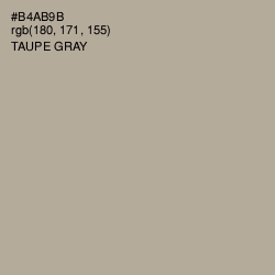 #B4AB9B - Taupe Gray Color Image